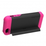 Aduro iPhone SE / 5S / 5 Cache Rugged ift Katmanl Klf-Black - Pink