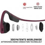 AfterShokz Titanium Wireless Bone Ense Tipi Kulaklk-Canyon Red