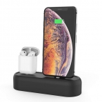 AhaStyle Apple Airpods/iPhone Silikon arj Stand-Black