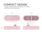 AhaStyle Apple Airpods/iPhone Silikon arj Stand-Pink