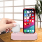 AhaStyle Apple Airpods/iPhone Silikon arj Stand-Pink