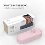 AhaStyle Apple Airpods/iPhone Silikon arj Stand-Pink