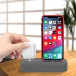 AhaStyle Apple Airpods/iPhone Silikon arj Stand-Gray