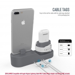 AhaStyle Apple Airpods/Watch/iPhone Silikon arj Stand-Dark Grey