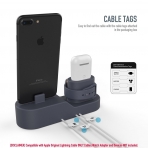 AhaStyle Apple Airpods/Watch/iPhone Silikon arj Stand-Navy