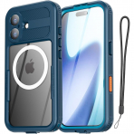 AlCase Apple iPhone 17 Su Geirmez MagSafe Klf -Blue