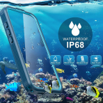 AlCase Apple iPhone 17 Pro Su Geirmez MagSafe Klf -Blue