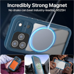 AlCase Apple iPhone 17 Pro Su Geirmez MagSafe Klf -Blue