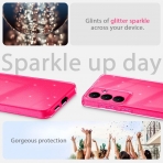 AlCase Galaxy S24 Glitter Klf -Hot Pink