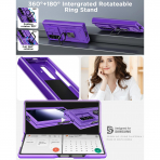 AlCase Samsung Galaxy Z Fold 7 Rugged Klf -Purple