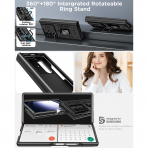 AlCase Samsung Galaxy Z Fold 7 Rugged Klf -Black