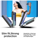 AlCase Samsung Galaxy Z Flip 7 Parltl Klf-Blue Glitter