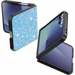 AlCase Samsung Galaxy Z Flip 7 Parltl Klf-Blue Glitter