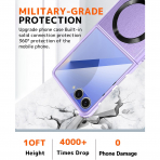 NINKI Samsung Galaxy Z Flip 7 MagSafe Klf-Purple