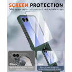 NINKI Samsung Galaxy Z Flip 7 MagSafe Klf-Green