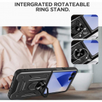 AlCase Samsung Galaxy Z Flip 7 Kickstandl Klf-Black