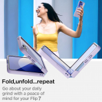 AlCase Samsung Galaxy Z Flip 7 Klf-Purple
