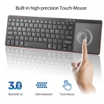 Alitoo Bluetooth Touchpad Klavye (Black)