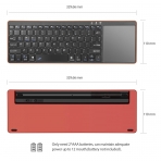 Alitoo Bluetooth Touchpad Klavye (Black)
