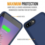 Alpatronix iPhone 8 Plus Bataryal Klf (5000 mAh)-Blue