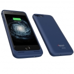 Alpatronix iPhone 8 Plus Bataryal Klf (5000 mAh)-Blue