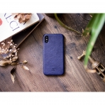 Alto iPhone X Deri Klf-Navy