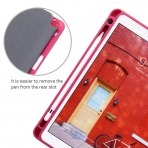 Amber And Ash iPad Pro Mimi Kalem Blmeli Klf (10.5 in)-Heathered Red