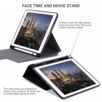 Amber And Ash iPad Pro Mimi Kalem Blmeli Klf (9.7 in)- Heathered Black