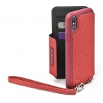 Amber And Ash iPhone XS / X Crossbody Folio Klf-Red