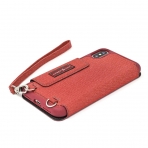 Amber And Ash iPhone XS / X Crossbody Folio Klf-Red