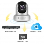 Amcrest ProHD WiFi Kablosuz IP Gvenlik Kameras-Silver