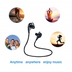 Amerzam Bluetooth Mikrofon Kulak i Kulaklk-Black