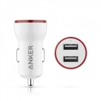 Anker PowerDrive 2 Ara arj / USB arj (Beyaz)
