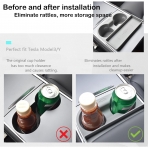 Annymall Tesla Model 3/Y Uyumlu Silikon Bardak Tutucu