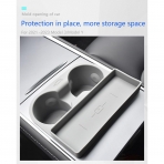 Annymall Tesla Model 3/Y Uyumlu Silikon Bardak Tutucu