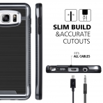 Ansiwee Samsung Galaxy Note 5 Kapak Klf-Black