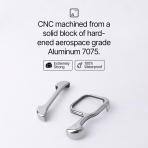 Arc Pulse Apple iPhone 16 Pro Max Klf-Silver