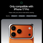 Arc Pulse Apple iPhone 17 Pro K�l�f-Silver