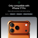 Arc Pulse Apple iPhone 17 Pro Max K�l�f-Matte Orange