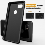 As-Guard Google Pixel 2 XL Silikon Klf-Black