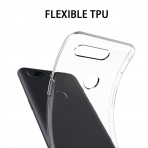 As-Guard OnePlus 5T Soft Silikon Klf-Clear
