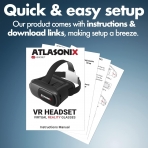 Atlasonix Telefon in VR 3D Gzlk (Siyah)