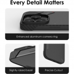 Aulumu Apple iPhone 16 Pro Max Aramid Fiber Klf 