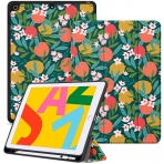 Ayotu iPad Kalem Blmeli Klf (10.2 in)(7.Nesil)-The Flowers and Fruits