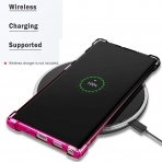 BAISRKE Samsung Galaxy Note 10 Plus Bumper Klf-Black Pink Gradient