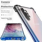 BAISRKE Samsung Galaxy Note 10 Plus Bumper Klf-Black Blue Gradient