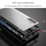BAISRKE Samsung Galaxy Note 10 Plus Bumper Klf-Black Blue Gradient