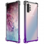 BAISRKE Samsung Galaxy Note 10 Plus Bumper Klf-Black Purple Gradient