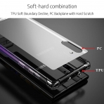 BAISRKE Samsung Galaxy Note 10 Bumper Klf-Black Purple Gradient