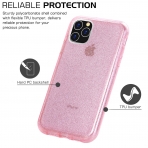 BAISRKE iPhone 11 Pro Simli Silikon Klf-Pink